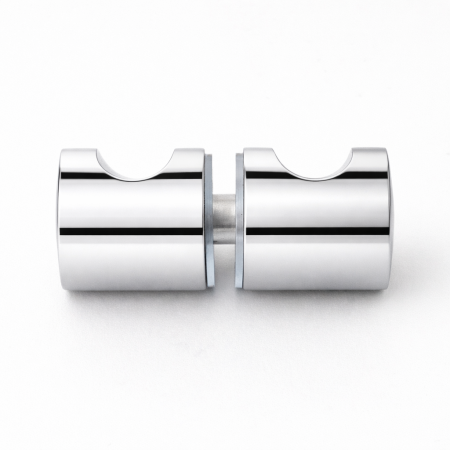 Ручка-кноб круглая, хром, нержавеющая сталь